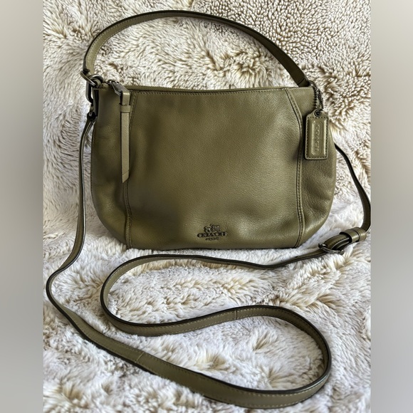 Coach Olive Green Crossbody Bag - Picture 1 of 3